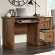 Maklaine Contemporary Engineered Wood Computer Desk in Vintage Oak