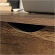 Maklaine Contemporary Engineered Wood Computer Desk in Vintage Oak