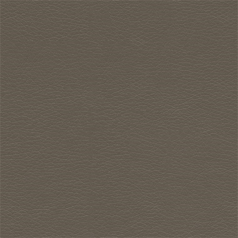 Maklaine High Back Tufted Office Chair with Arms in Washed Gray Leather