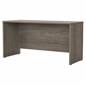 Maklaine Engineered Wood 60W x 24D Credenza Desk in Modern Hickory