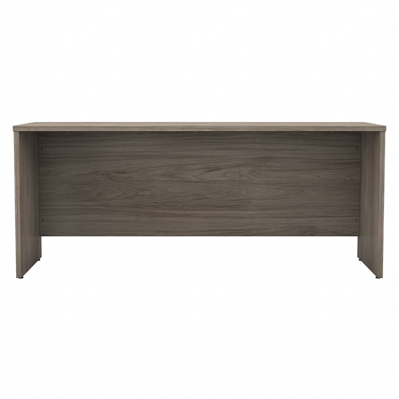 Maklaine Engineered Wood 72W x 24D Credenza Desk in Modern Hickory