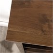 Maklaine Contemporary Engineered Wood 5-Shelf Bookcase in Grand Walnut