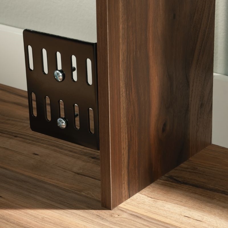 Maklaine Engineered Wood Full-Queen Headboard in Walnut Finish