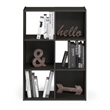 Maklaine Contemporary Cubic Storage Cabinet - 3x2 in Espresso