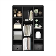 Maklaine 11-Cube Reversible Open Shelf Bookcase in Blackwood
