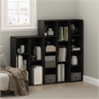 Maklaine 11-Cube Reversible Open Shelf Bookcase in Blackwood