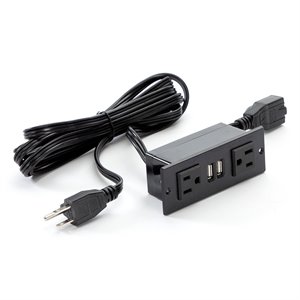 Maklaine Contemporary Power Module for Standing-Height Conference Tables