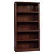 Maklaine Engineered Wood 5 Shelf Bookcase in Select Cherry Finish
