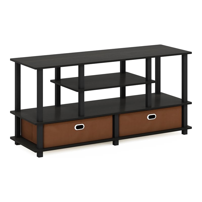 Maklaine Engineered Wood Large TV Stand for TV up to 55