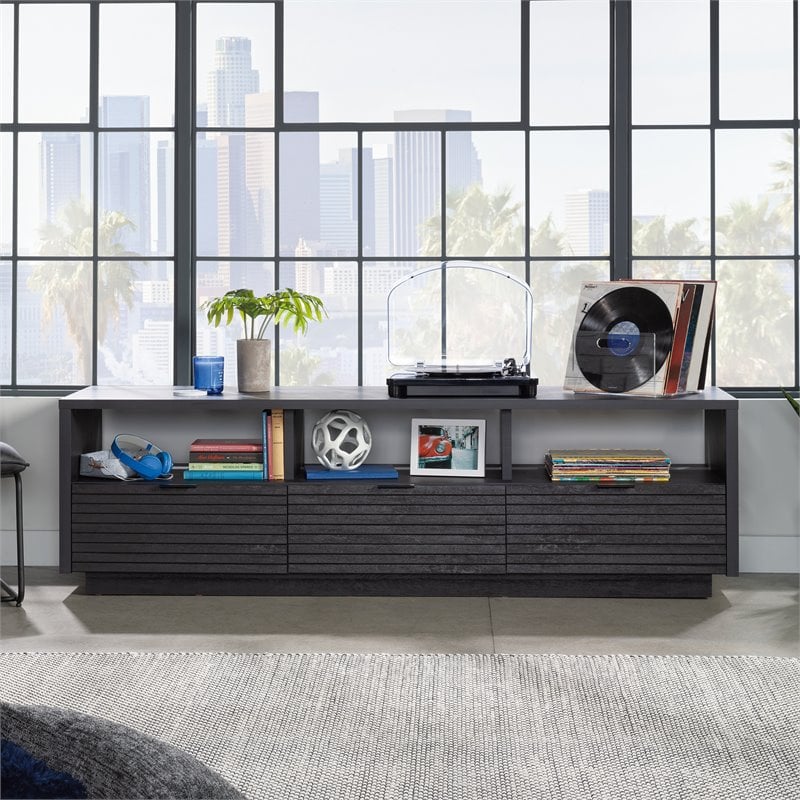 Maklaine Engineered Wood TV Stand For TVs Up to 70