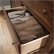 Maklaine Engineered Wood 6 Drawer Dresser in Grand Walnut Finish