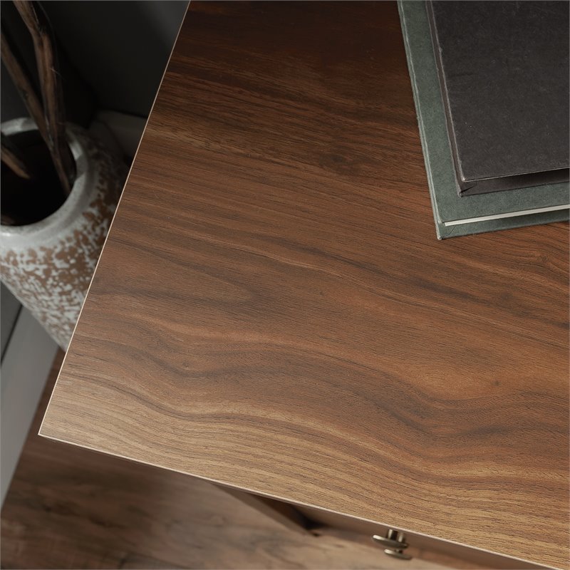 Maklaine Engineered Wood 6 Drawer Dresser in Grand Walnut Finish