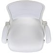 Maklaine High-Back Ergonomic Mesh Office Swivel Chair in White