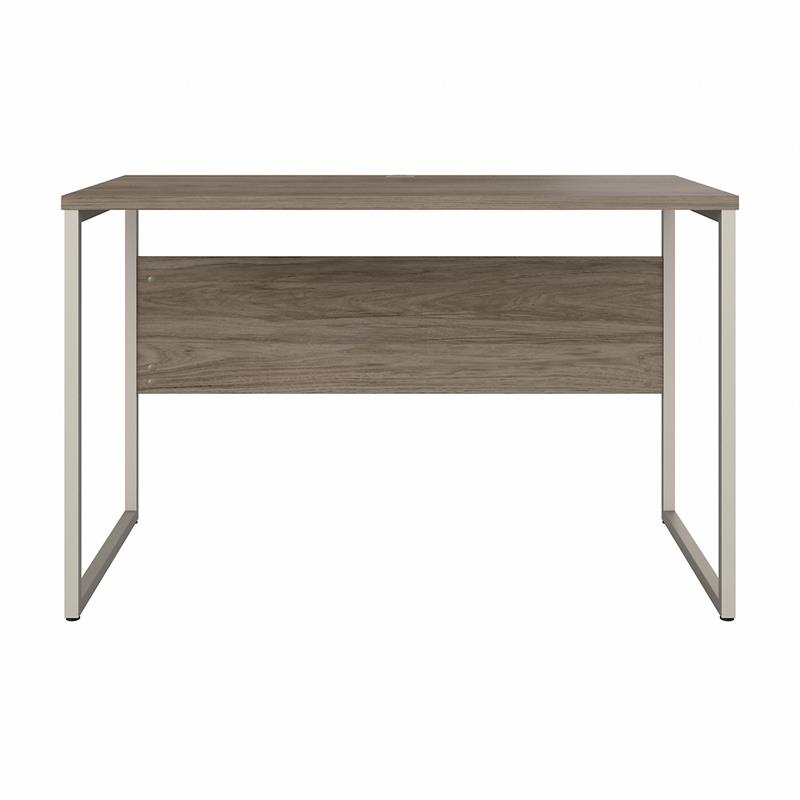 Maklaine Engineered Wood 48W x 24D Computer Table Desk in Modern Hickory