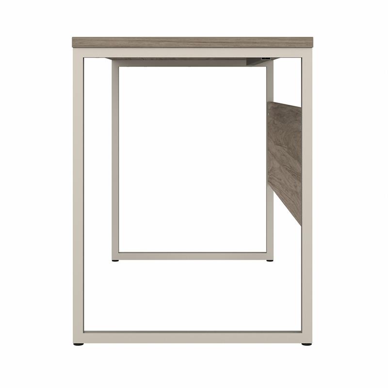 Maklaine Engineered Wood 48W x 24D Computer Table Desk in Modern Hickory