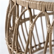 Maklaine Wicker / Rattan Round Outdoor Coffee Table in Natural