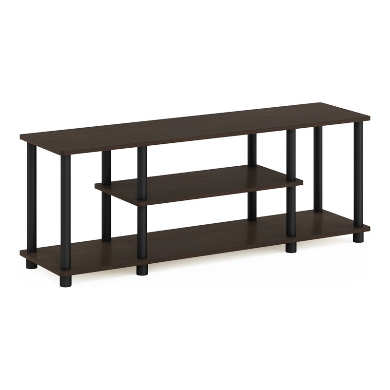 Maklaine Turn-N-Tube Wood Entertainment TV Stand for TV up to 50