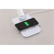 Maklaine Pivoting LED Lamp - Wireless Charging Pad & USB Port - White
