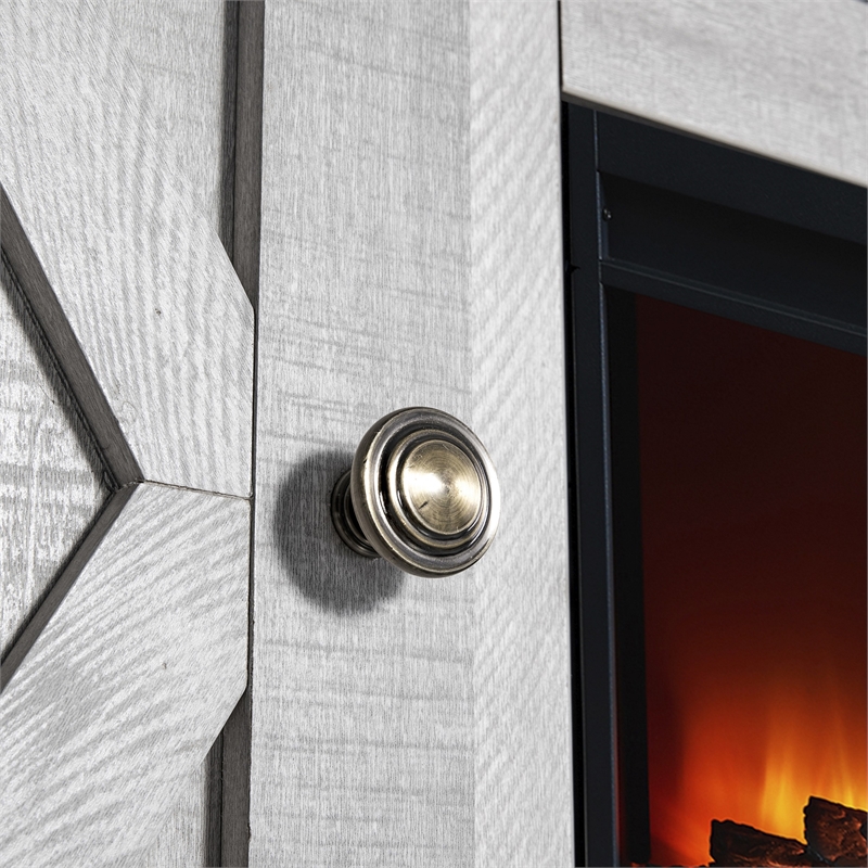 Maklaine 2-Door TV Stand Media Console for TV up to 75