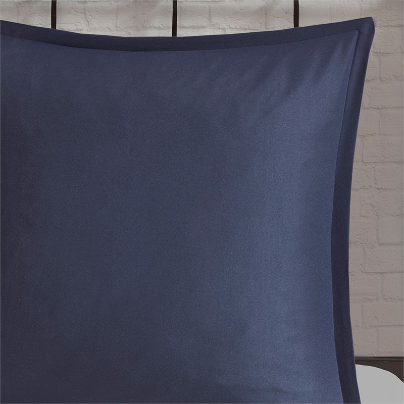 Maklaine 7-Piece Seersucker Comforter Set with Throw Blanket in Blue