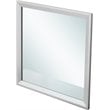 Maklaine Transitional Engineered Wood Frame Mirror in Silver Champagne