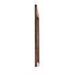 Maklaine Contemporary Engineered Wood Frame Mirror in Cappuccino