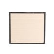 Maklaine Contemporary Engineered Wood Frame Mirror in Black Finish