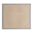 Maklaine Contemporary Engineered Wood Frame Mirror in Silver Champagne