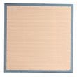 Maklaine Traditional Engineered Wood Frame Mirror in Teal Finish