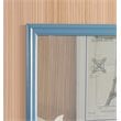 Maklaine Traditional Engineered Wood Frame Mirror in Teal Finish