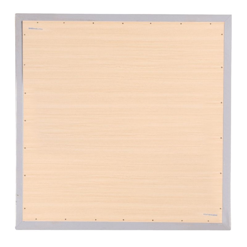 Maklaine Transitional Engineered Wood Frame Mirror in Silver Champagne