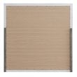Maklaine Transitional Engineered Wood Frame Mirror in Pearl White