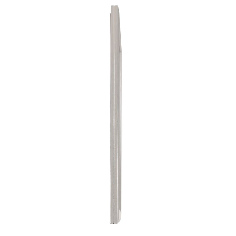 Maklaine Contemporary Wood Veneer Bedroom Mirror in Silver Champagne