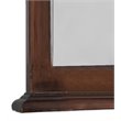 Maklaine Traditional Engineered Wood Frame Mirror in Cappuccino