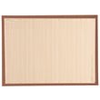 Maklaine Transitional Manufactured Wood Frame Mirror in Oak Stain