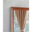 Maklaine Transitional Manufactured Wood Frame Mirror in Oak Stain