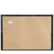 Maklaine Contemporary Wood Frame Mirror in Laminate Gray Finish