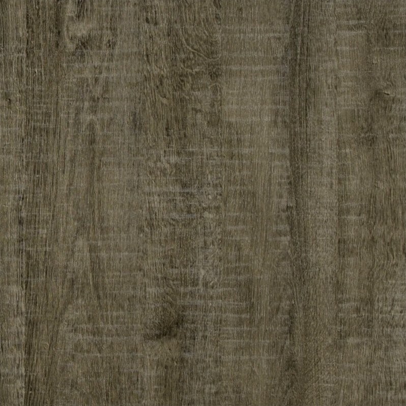 Maklaine Contemporary 6-Drawer Wood Dresser in Weathered Oak