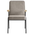 Maklaine Modern / Contemporary Dining Armchair in Sand Finish