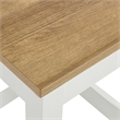 Maklaine Modern / Contemporary Kitchen Stool in Oak White Finish