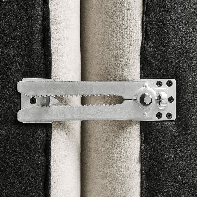 Maklaine Contemporary Dense Foam Padding Armless Loveseat in Almond