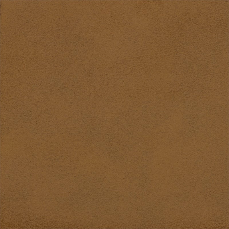 Maklaine Contemporary Vegan Leather Upholstered Armchair in Camel