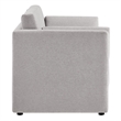Maklaine Modern / Contemporary Soft Fabric Upholstered Sofa in Taupe
