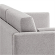 Maklaine Modern / Contemporary Soft Fabric Upholstered Sofa in Taupe