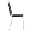 Maklaine Modern / Contemporary Dining Side Chair in Black Finish