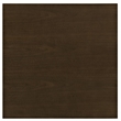 Maklaine Wood Top Bistro Table with Metal Base in Walnut/White