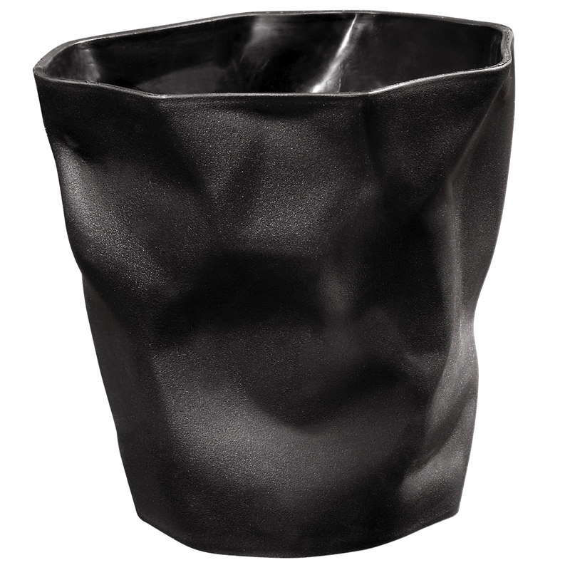 Maklaine Modern / Contemporary Plastic Pencil Holder in Black