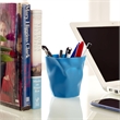 Maklaine Modern / Contemporary Plastic Pencil Holder in Blue