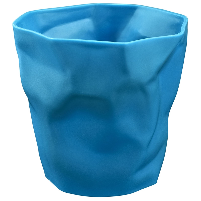 Maklaine Modern / Contemporary Plastic Pencil Holder in Blue