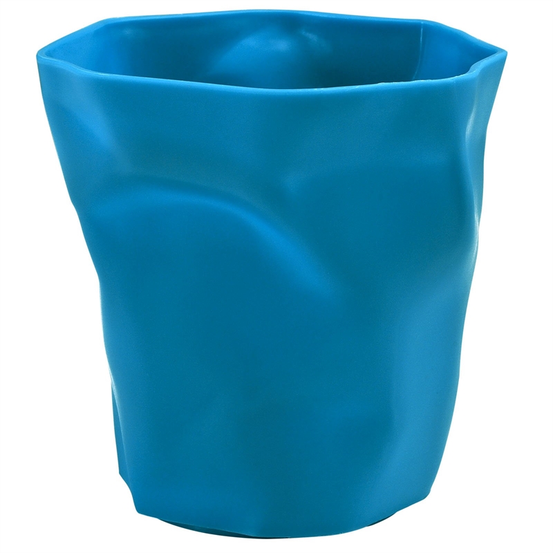 Maklaine Modern / Contemporary Plastic Pencil Holder in Blue